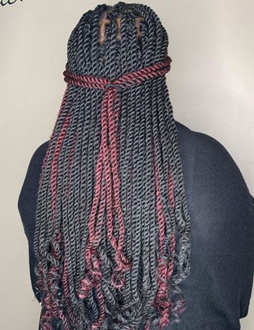 Two-Toned Marley Twists