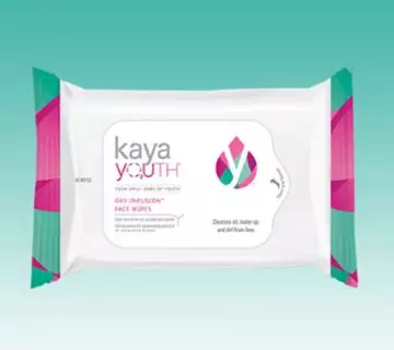Use the Youth Oxy-Infusion face wipes to keep my skin clean all day