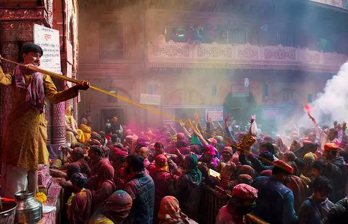 3. Experience The Festival Of Colors — The Holi Festivities In Vrindavan