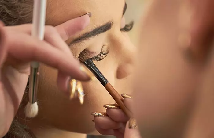 3. First Comes Eyeshadow, Then Comes Foundation