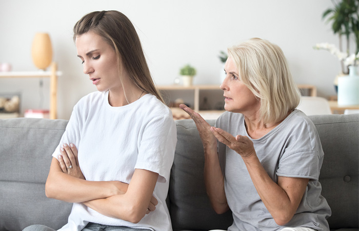 A toxic mother-in-law is overly critical of you