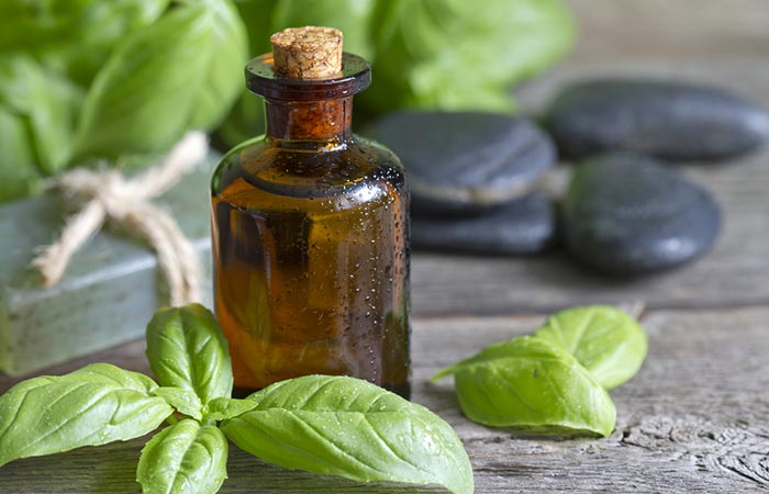 Basil oil for a staph infection