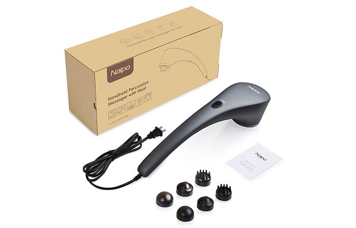 Naipo Handheld Percussion Massager with Heat - Percussion Massagers