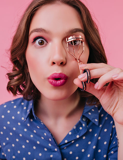Prevent Your Lashes From Bumping Against Your Glasses By Doing This