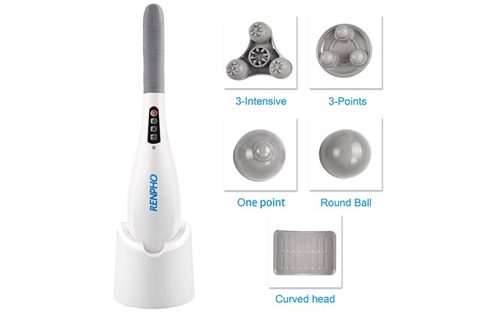 Renpho Handheld Cordless Electric Percussion Massager - Percussion Massagers