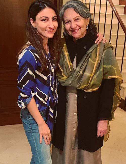 Sharmila Tagore and Soha Ali Khan