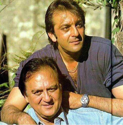 Sunil Dutt And Sanjay Dutt