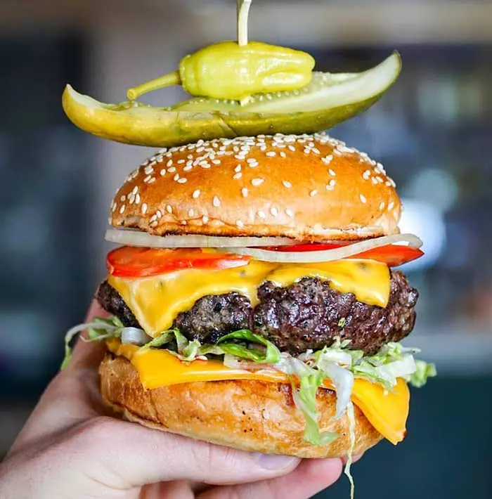 The Perfect Burger On Insta