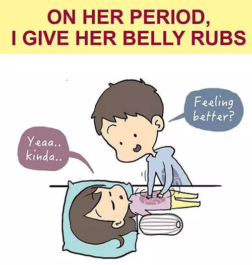 The Silly Things He Does To Make Your Feel Better While You’re On Your Periods