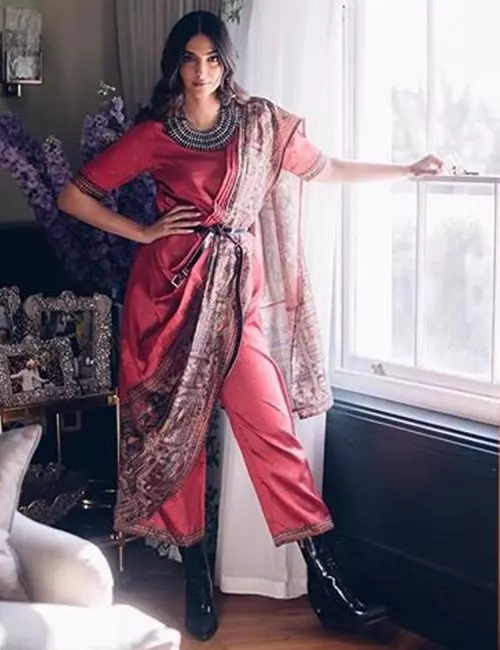Wear Your Saree With Pants