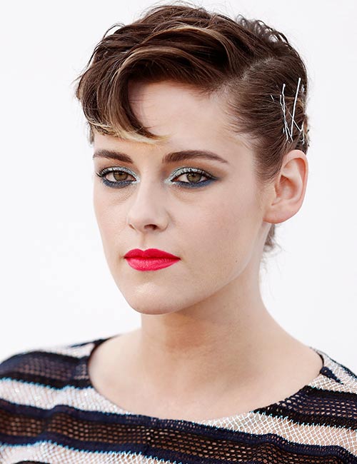 Celebs with pinned pixie short hairstyles