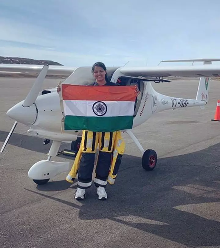 23-Year-Old Aarohi Pandit Becomes The World’s First Female Pilot To Fly Solo Across The Atlantic_image