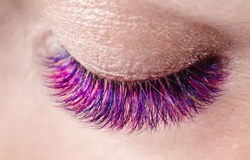 9. Colorful Lashes