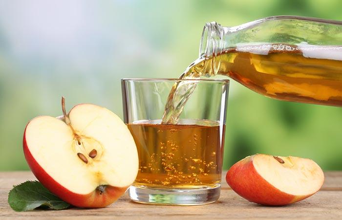 Apple juice for gall stones