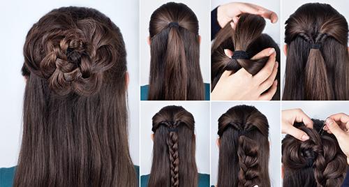 Braided Half Updo