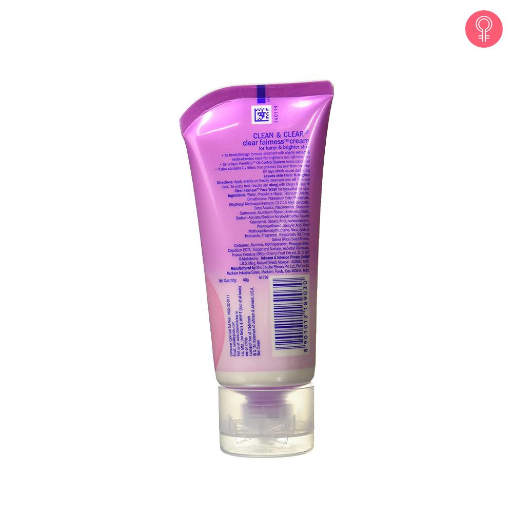 clear fairness cream