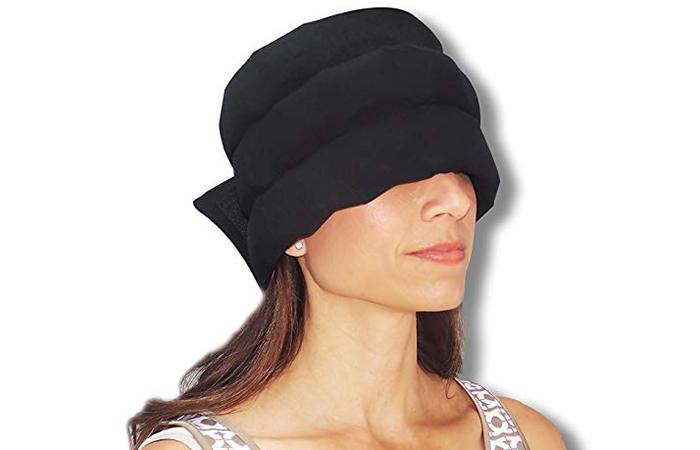 Headache Hat-The Original Wearable Ice Pack for Migraine Headaches and Tension Relief