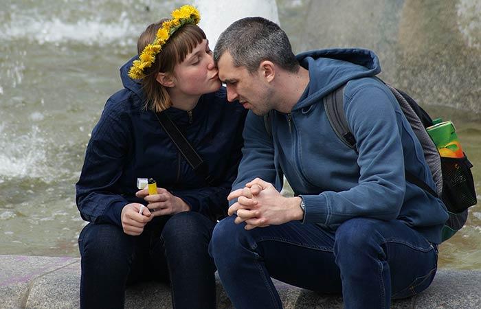 Shutterstock </p>
</div>
<p> If you have menstrual cramps or a breakhead headache, all you have to do is kiss your partner ([No<a href=
