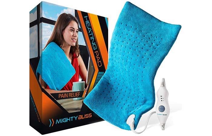 Mighty Bliss Pain Relief Heating Pad Best Fabric Quality