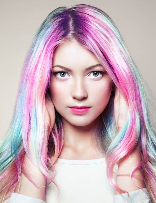 29 Brilliant Galaxy Hair Color Styles