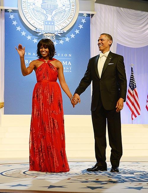 4. Michelle Obama’s Red Ball Gown