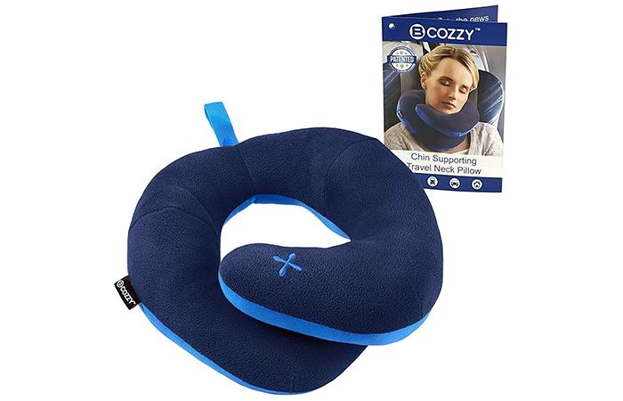 5. BCOZZY Chin Support Travel Neck Pillow