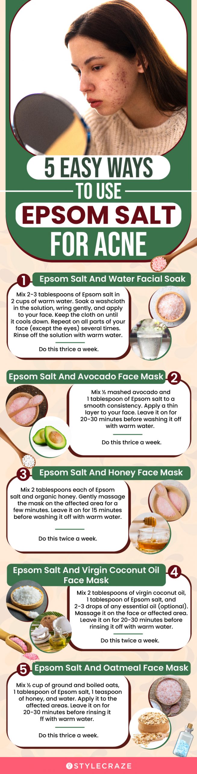 5 easy ways to use epsom salt for acne (infographic)