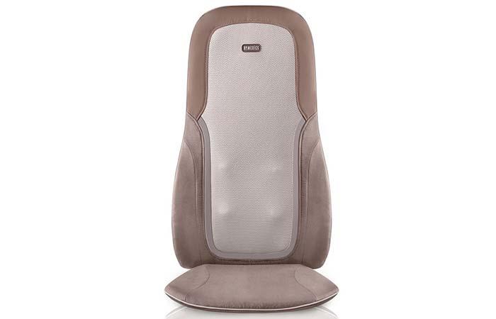 6. Homedics Quad Shiatsu Pro Massage Cushion with Heat