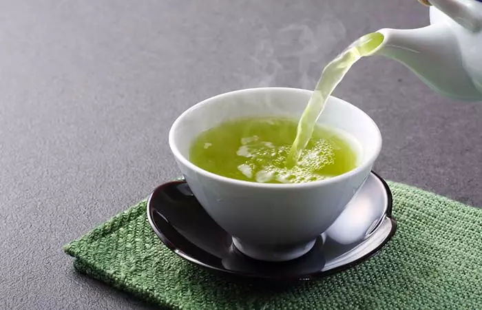 Green tea for white spots treatment in hindi