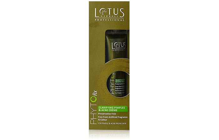 Lotus PhytoRx Clarifying Pimples Acne Cream