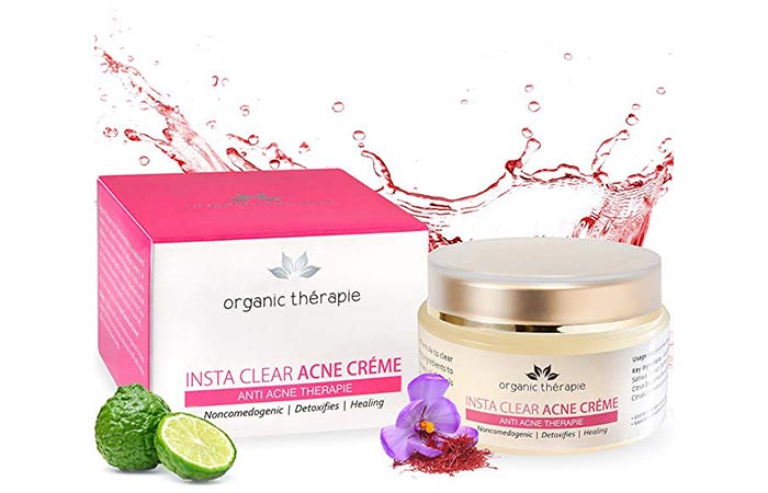 Organic Therapie Insta Clear Acne Creme