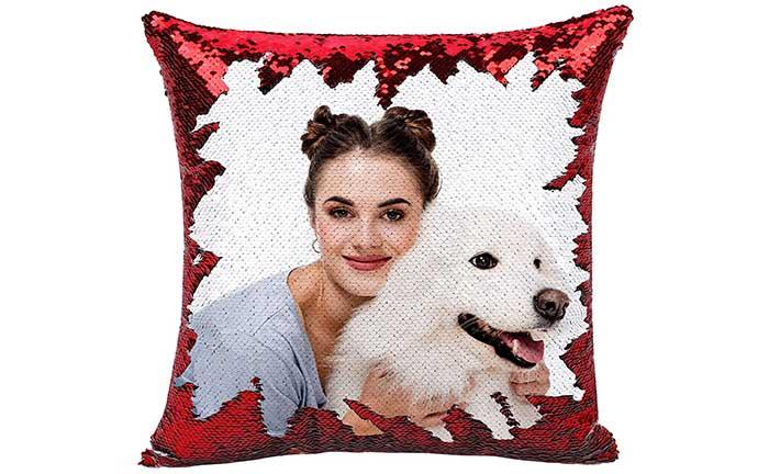 Personalized Sequin Pillow