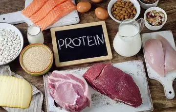 Protein with food