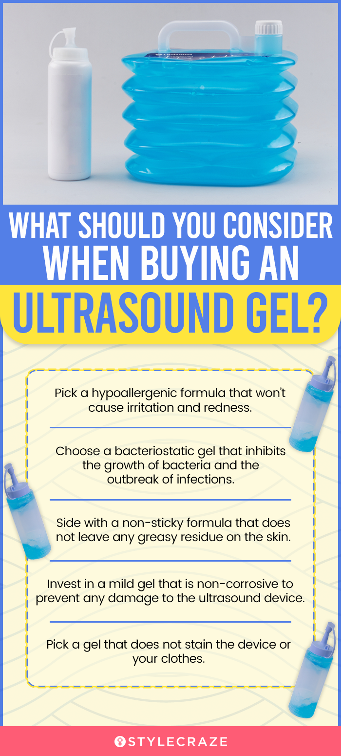 What Should You Consider When Buying An Ultrasound Gel? (infographic)