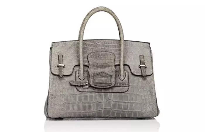 Moreau Paris Diligence Crocodile Satchel is an expensive designer handbag