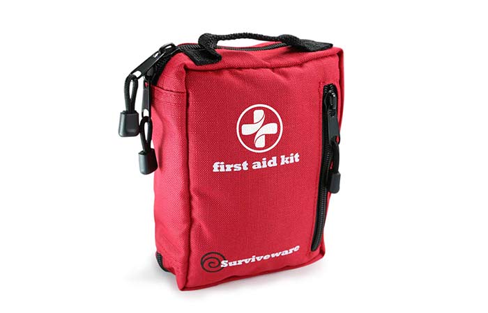 2. Best For Adventure Trips Surviveware Small First Aid Kit