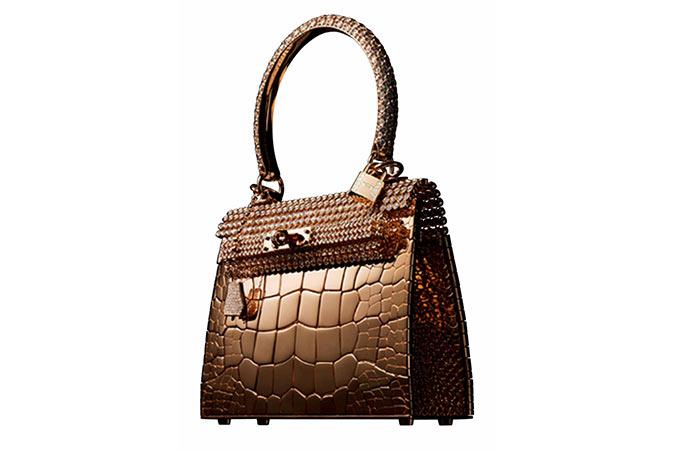 hermes kelly rose gold purse