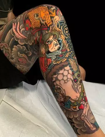 Japanese Samurai tattoo design