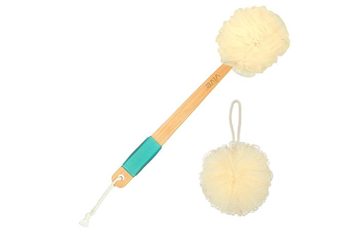 2. Viva Loofah Sponge Back Scrubber