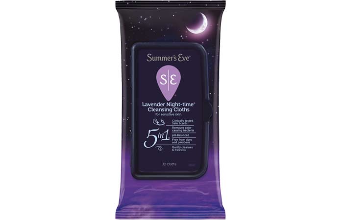 3. Summer’s Eve Lavender Night-time Cleansing Cloths