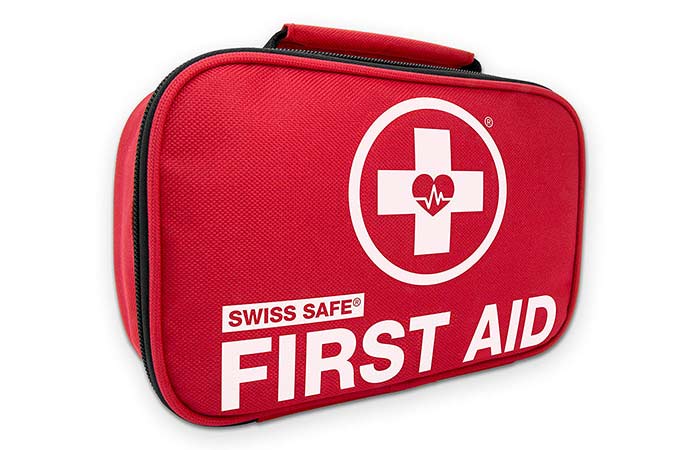 4. Best Compact Kit SWISS SAFE Mini First Aid Kit