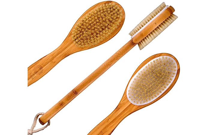 5. Bath Blossom Bamboo Bath Brush