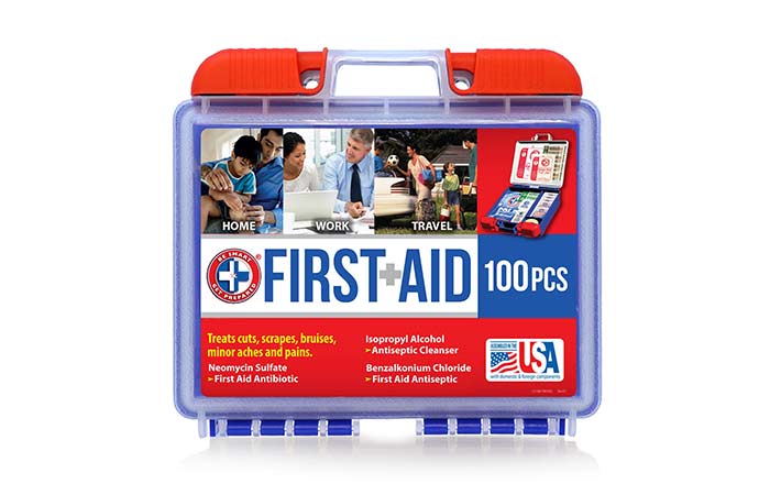 7. Best Kit For Car Be Smart Get Prepared 100-Piece First Aid Kit