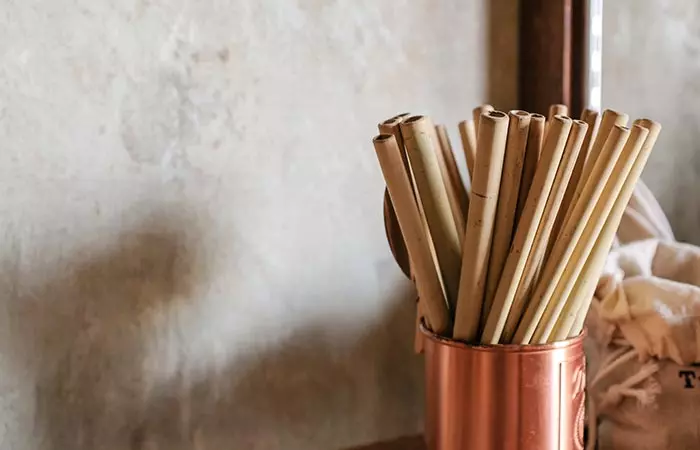 Bamboo Or Wheat Or Steel Straws