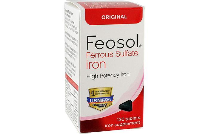 Best For Athletes: Feosol Ferrous Sulfate High Potency Iron