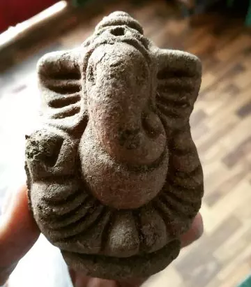 Cow Dung Ganesh To Help Plants