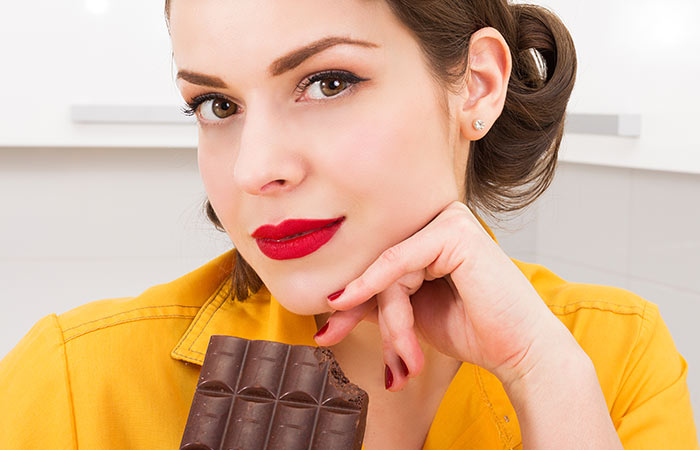 Dark chocolate for skin