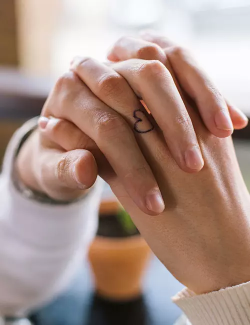 Heart Tattoo On Your Ring Finger