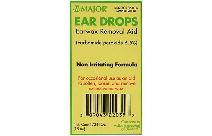 Major Earwax Removal Ear Drops