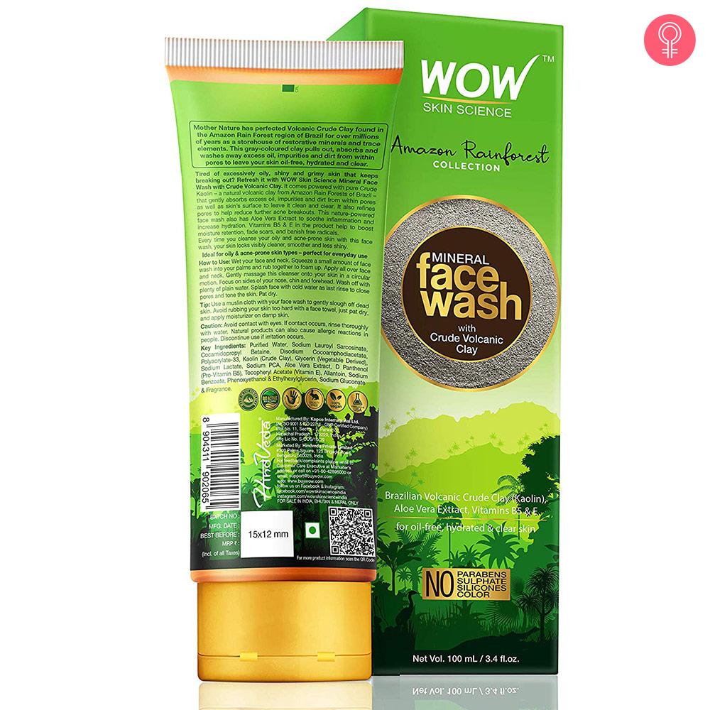 WOW Skin Science Amazon Rainforest Mineral Face Wash with Crude